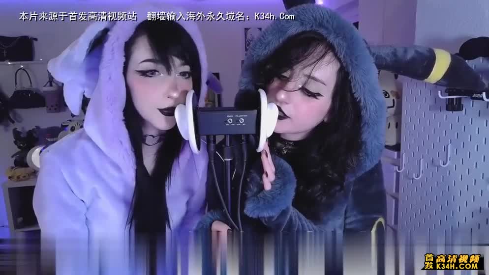 ASMR–双耳亲吻和嘴音角色扮演_nananightray（欧美）